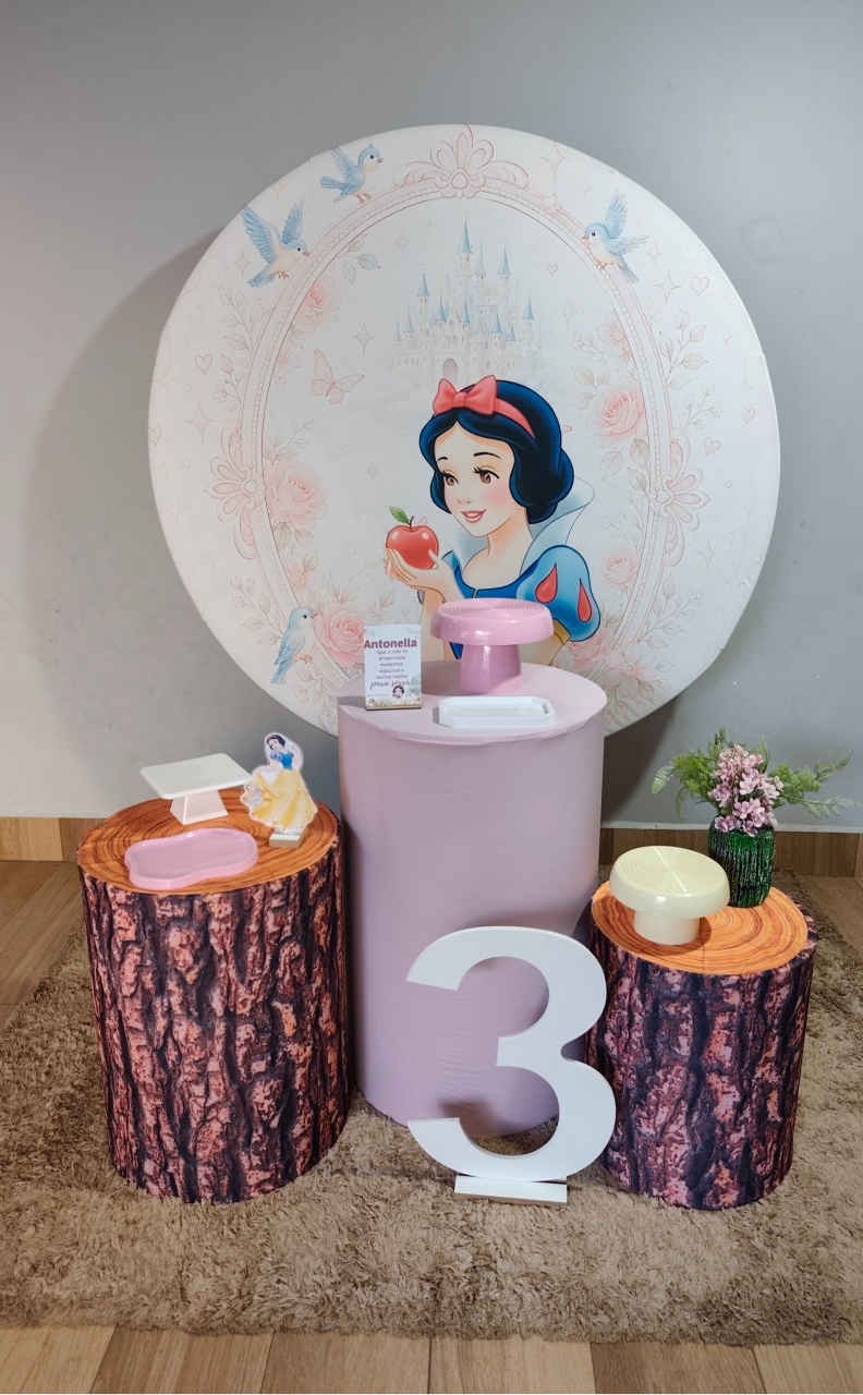 Kit Ten - Branca de Neve - TER Festas e Sonhos Pegue e Monte 