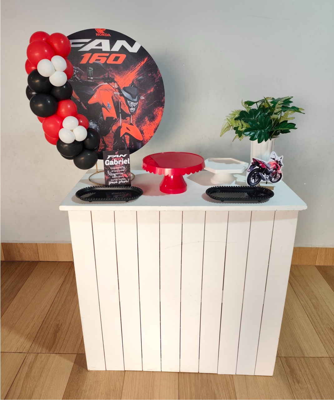 Mini Kit - Moto Fan 160 - TER Festas e Sonhos Pegue e Monte 