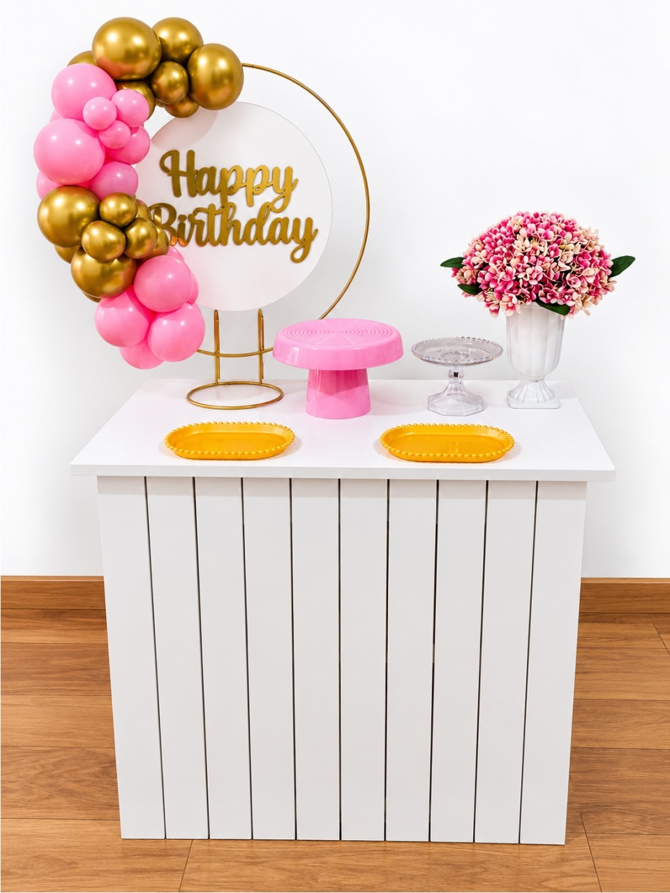 Mini Kit - Rosa/Dourado - TER Festas e Sonhos Pegue e Monte 