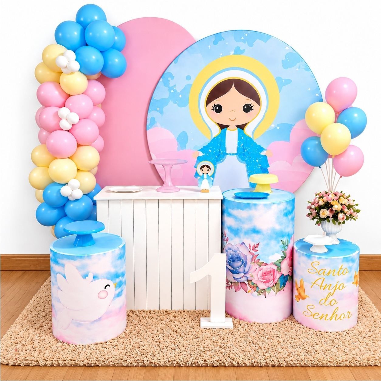 Kit Realeza - Nossa Senhora das Graças - TER Festas e Sonhos Pegue e Monte 