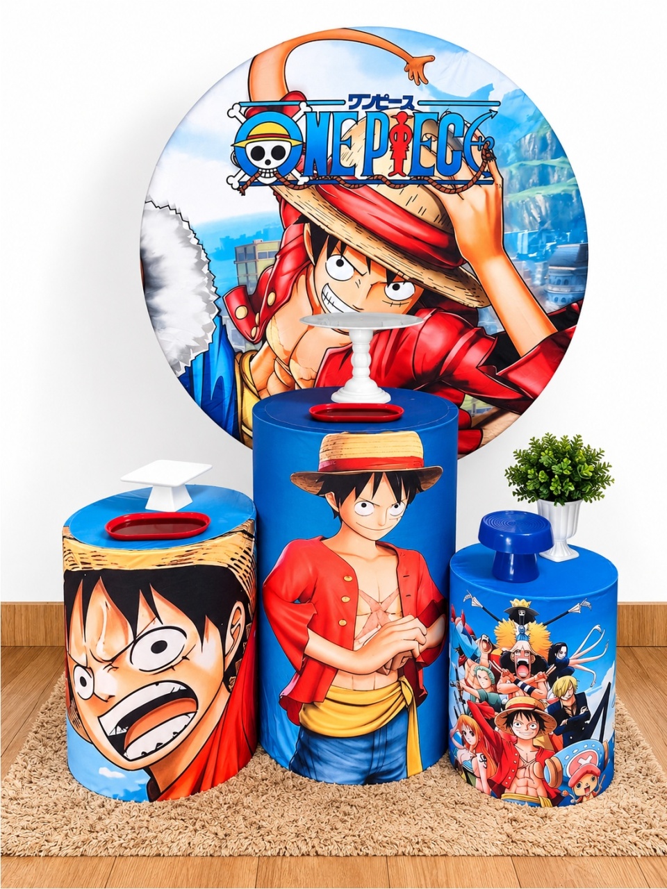 Kit Ten - One Piece - TER Festas e Sonhos Pegue e Monte 