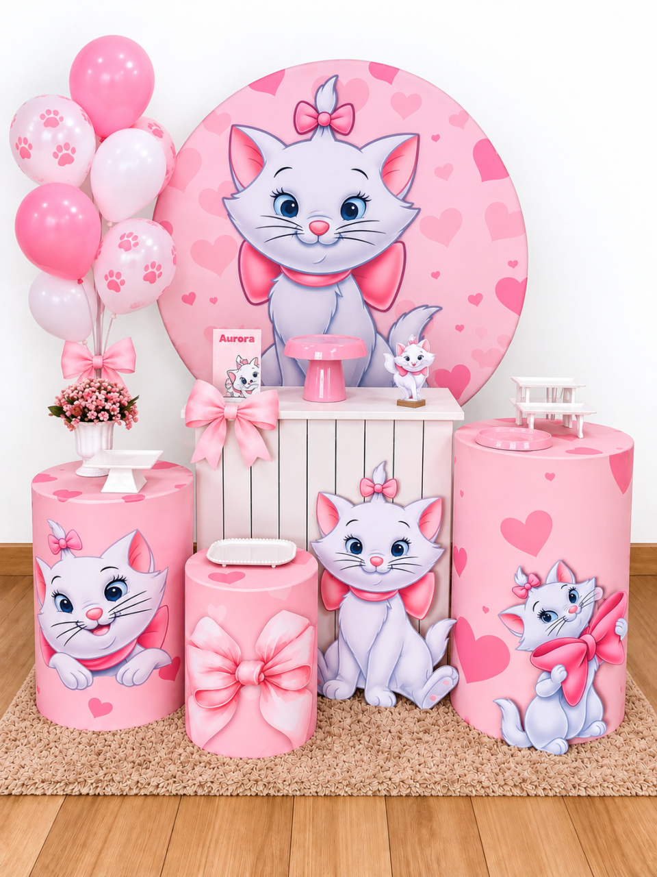 Kit Realeza - Gatinha Marie - TER Festas e Sonhos Pegue e Monte 