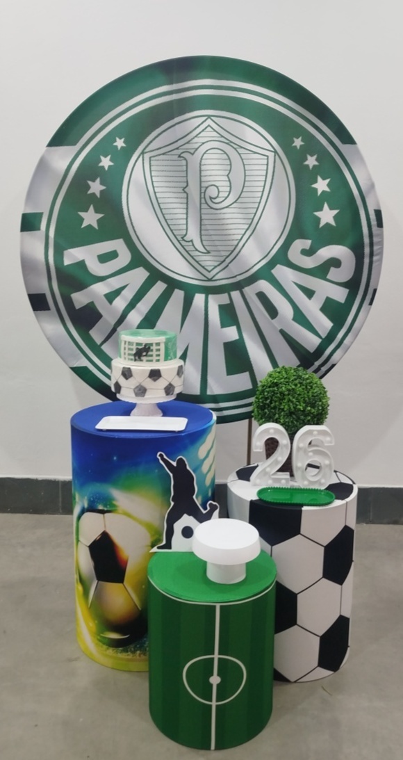 Kit Palmeiras Prata - Laysciadefestas 
