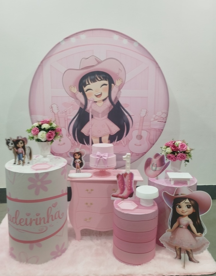 Kit Boiadeirinha Ouro - Laysciadefestas 