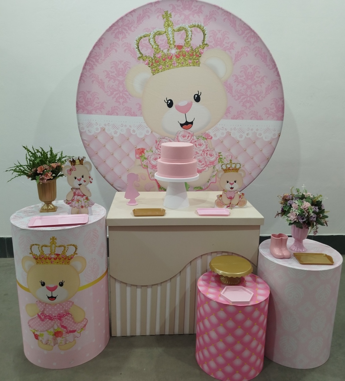Kit Princesa Realiza Ouro - Laysciadefestas 