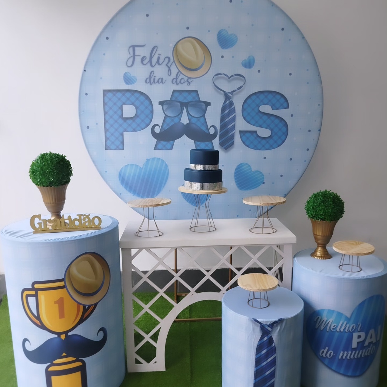 Kit Dia dos Pais Ouro - Laysciadefestas 