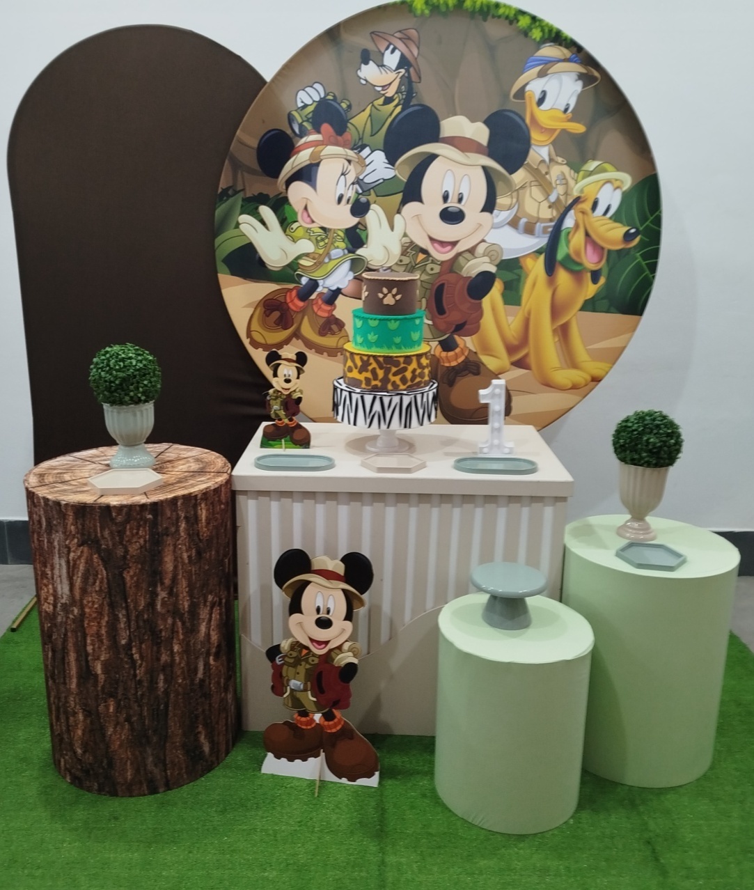 Kit Mickey Safari Diamante - Laysciadefestas 