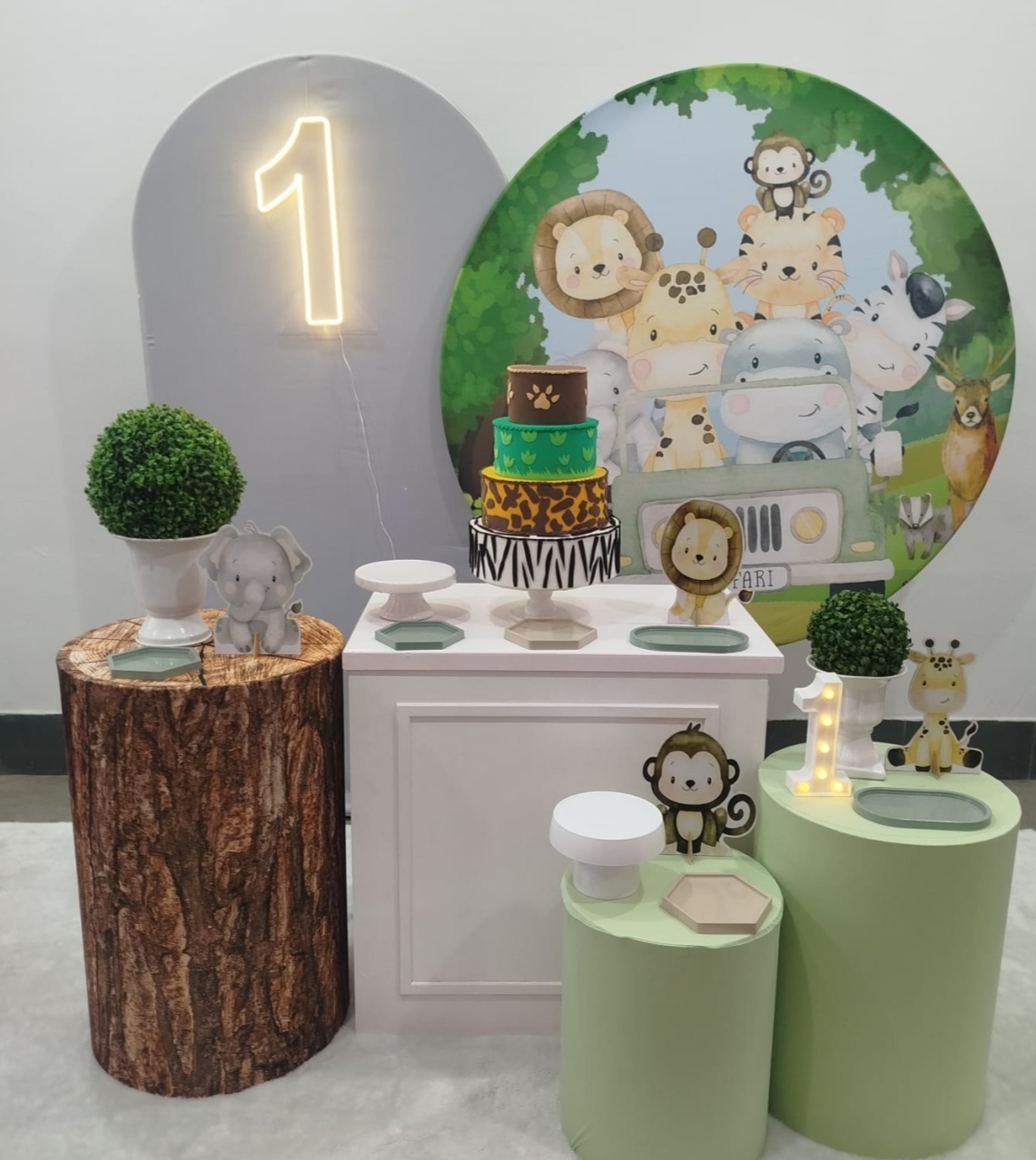 Kit Safari Baby Diamante - Laysciadefestas 