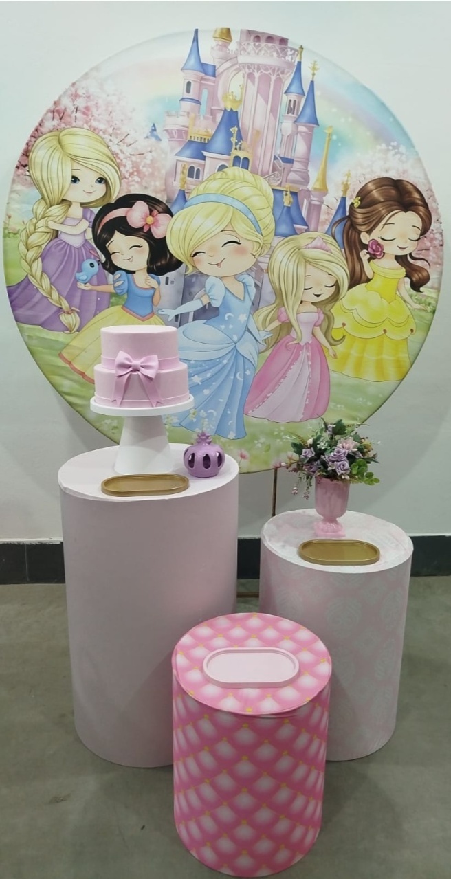 Kit Princesas Baby Prata - Laysciadefestas 