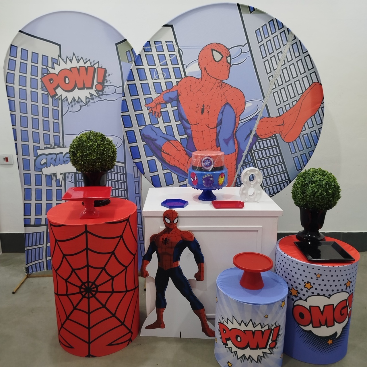 Kit Homem Aranha Diamante - Laysciadefestas 