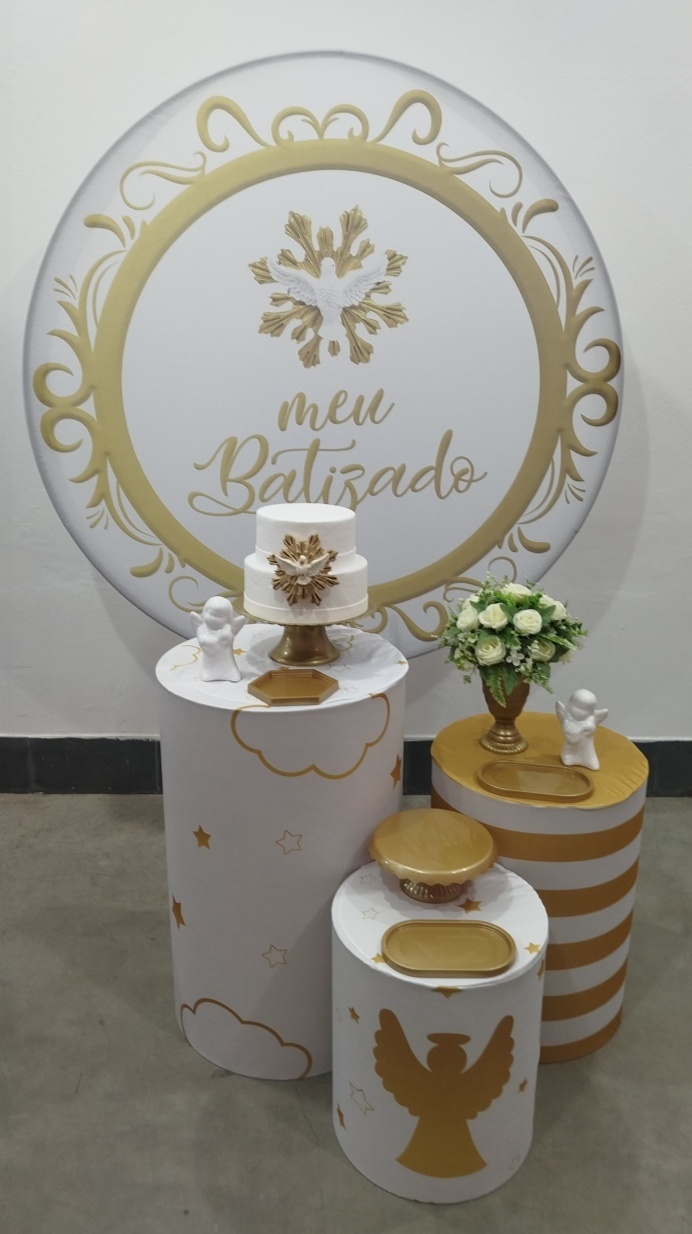 Kit Batizado Prata - Laysciadefestas 