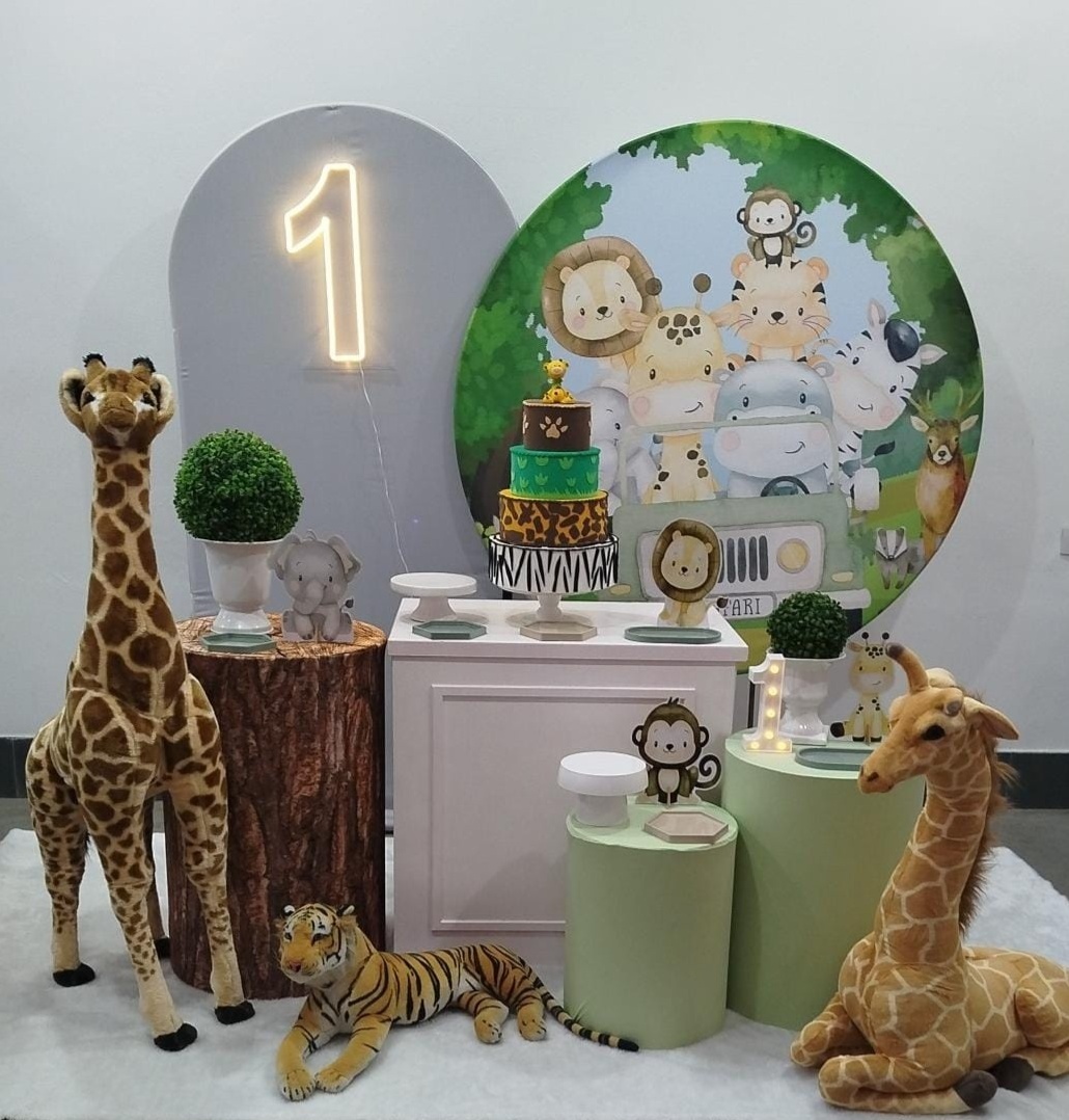 Kit Safari Baby Diamante Luxo - Laysciadefestas 