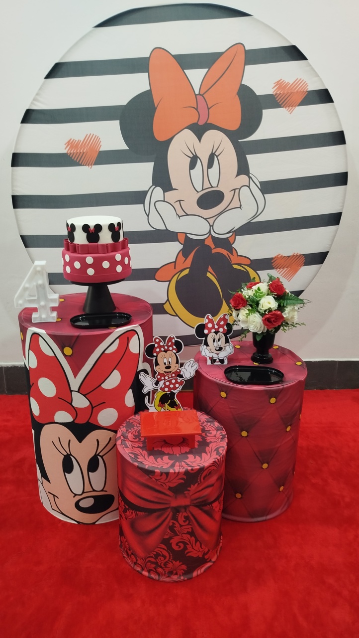 Kit Mini Vermelha Prata - Laysciadefestas 