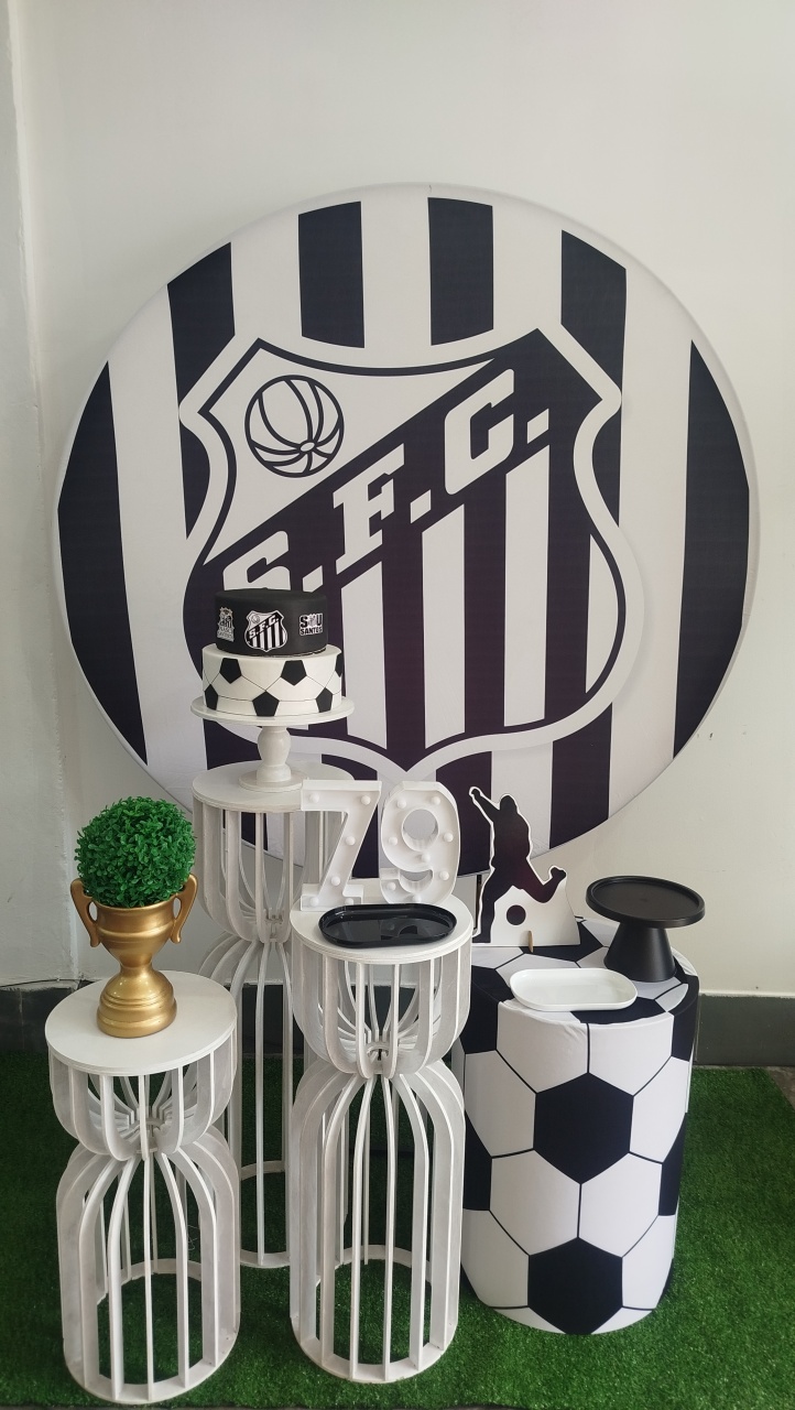 Kit Santos Futebol Clube Ouro - Laysciadefestas 