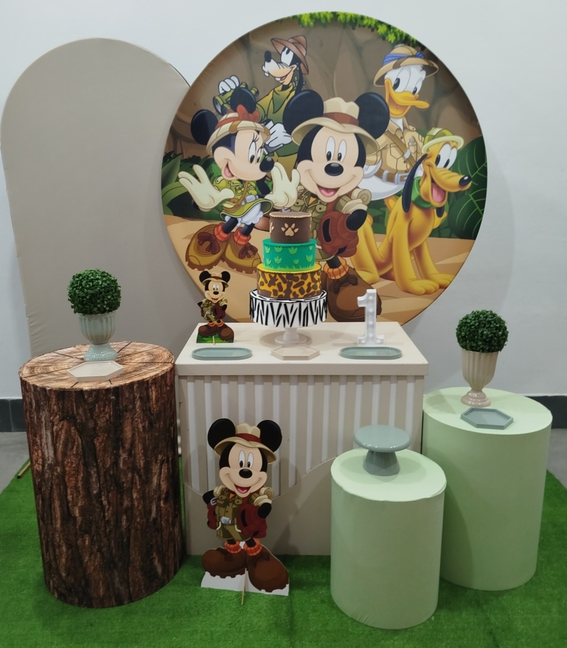 Kit Mickey Safari - Laysciadefestas 