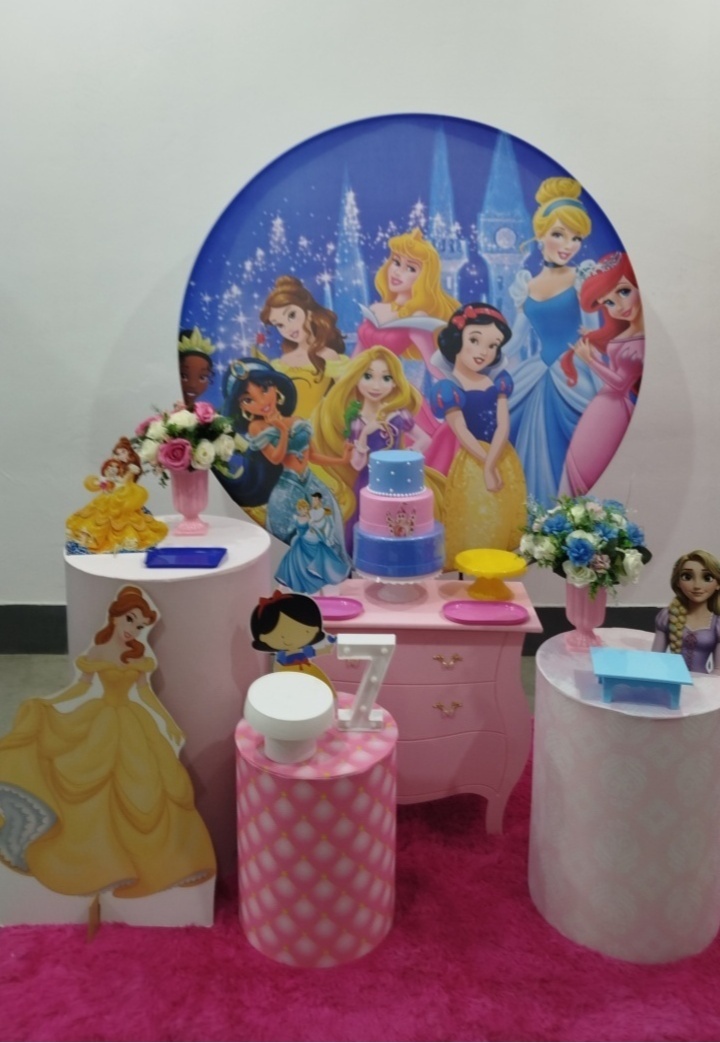 Kit Princesas Ouro - Laysciadefestas 