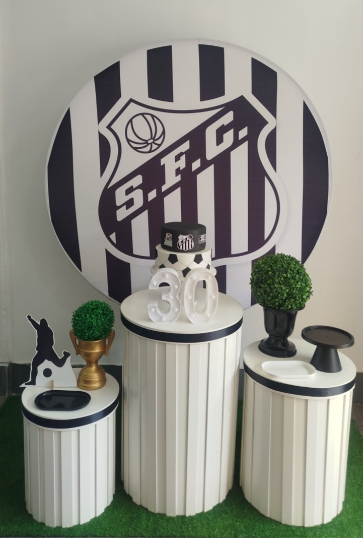 Kit Santos Futebol Clube Prato - Laysciadefestas 