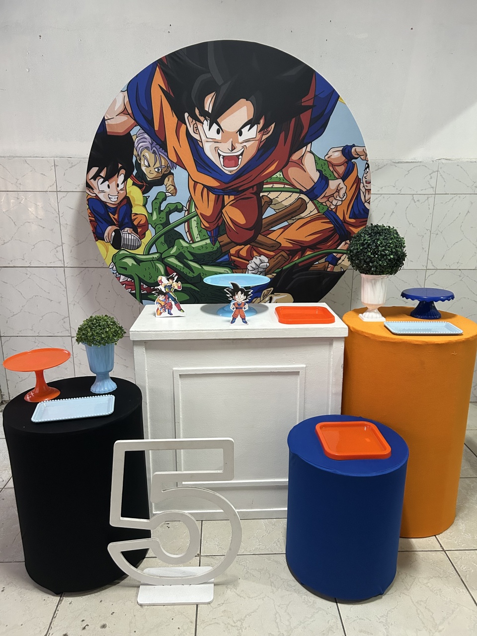 Kit Dragon Ball Z Prata - Decorando.sonhos