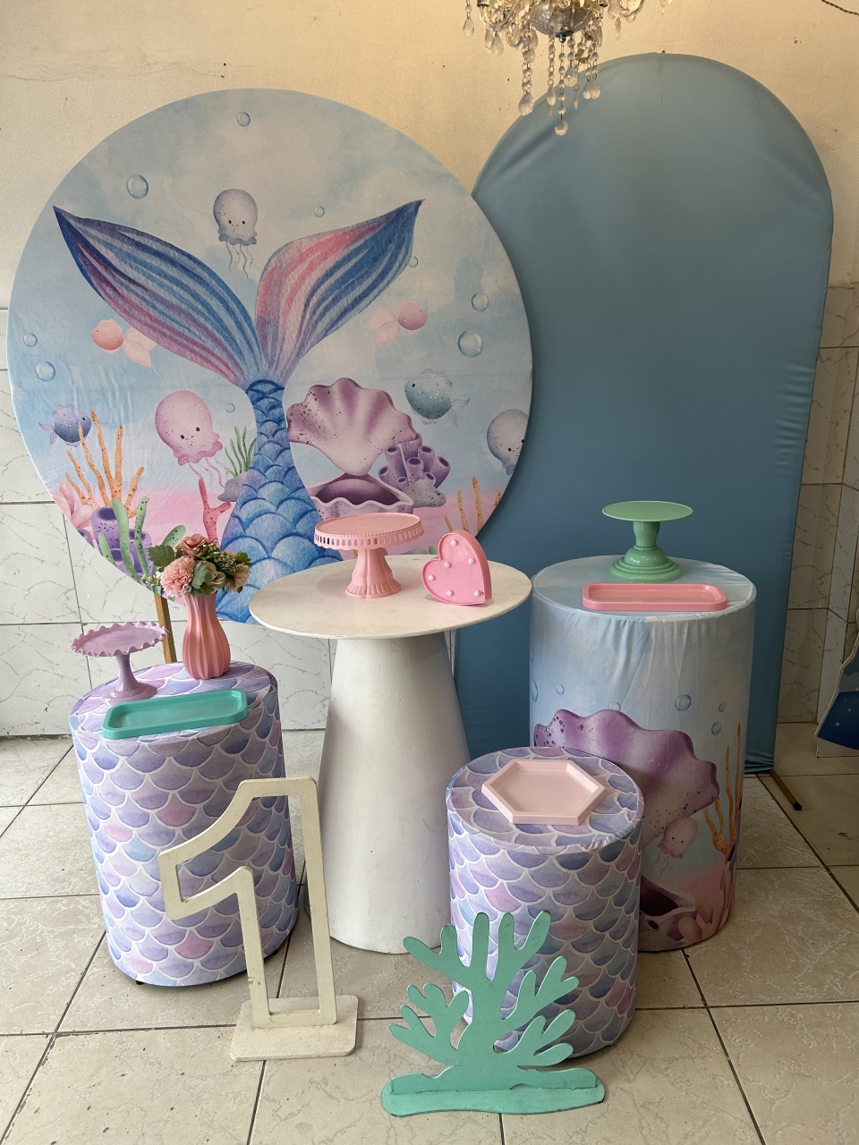 Kit Calda de Sereia Ouro - Decorando.sonhos