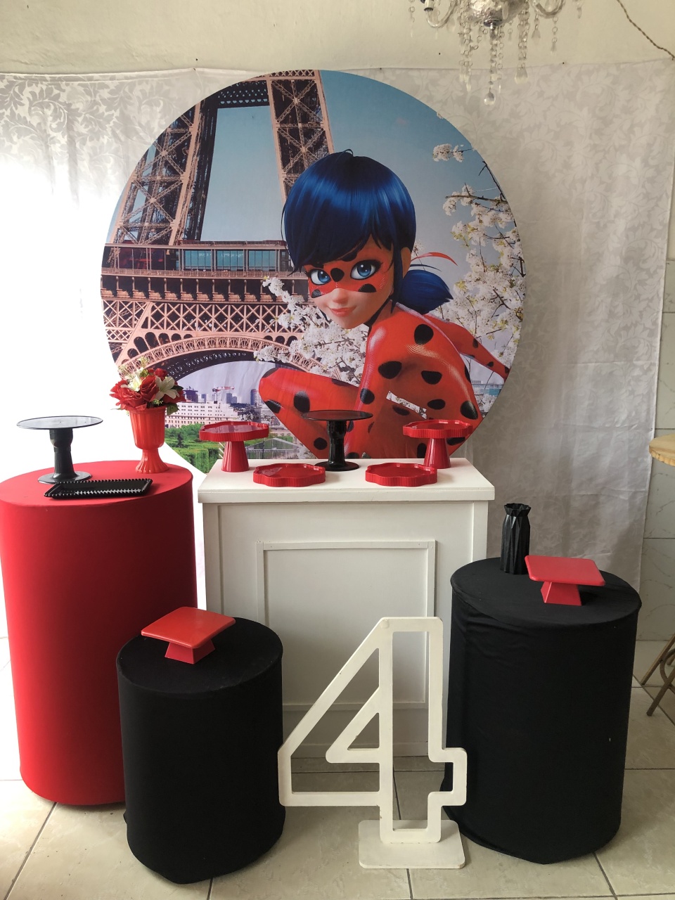 Kit Lady Bug Prata - Decorando.sonhos
