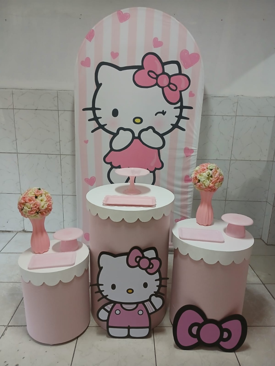Kit Helo Kitty Bronze - Decorando.sonhos