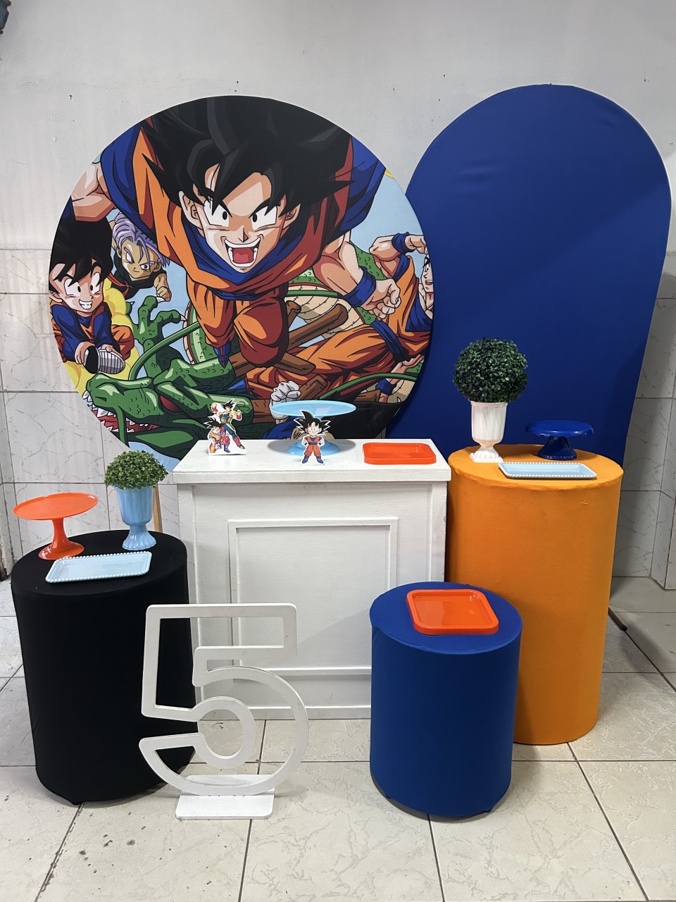 Kit Dragon Ball Z Ouro - Decorando.sonhos