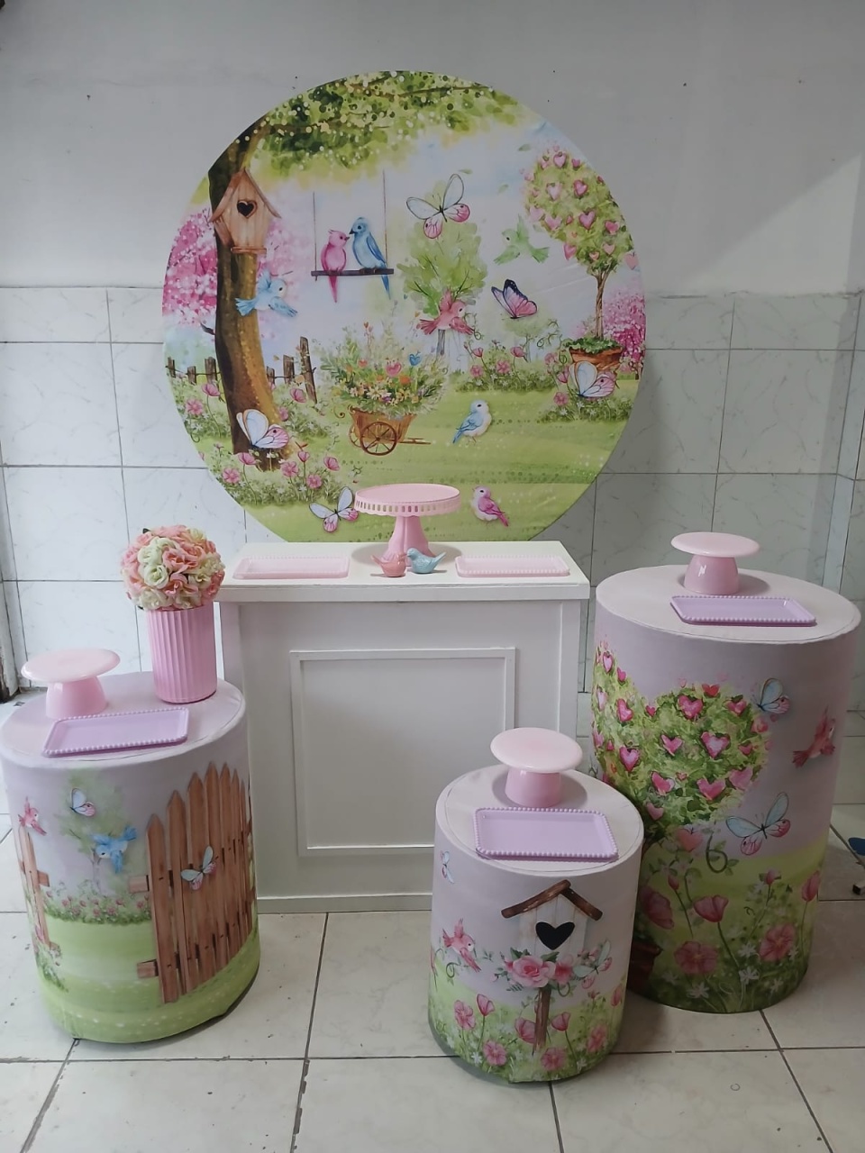 Kit Jardim Encantado Prata - Decorando.sonhos