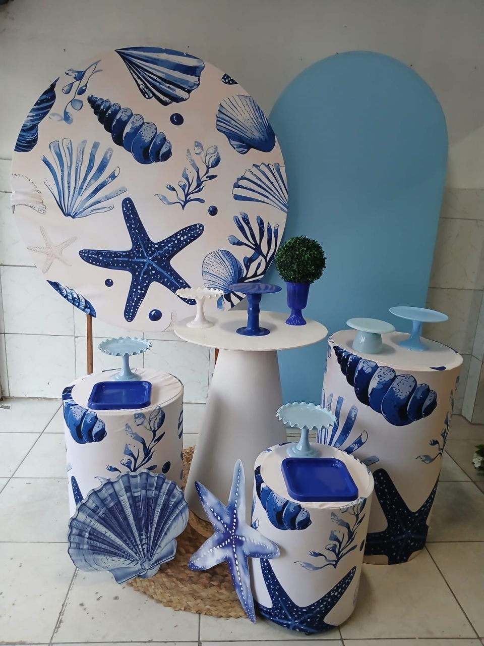 Kit Oceano Adulto Ouro - Decorando.sonhos