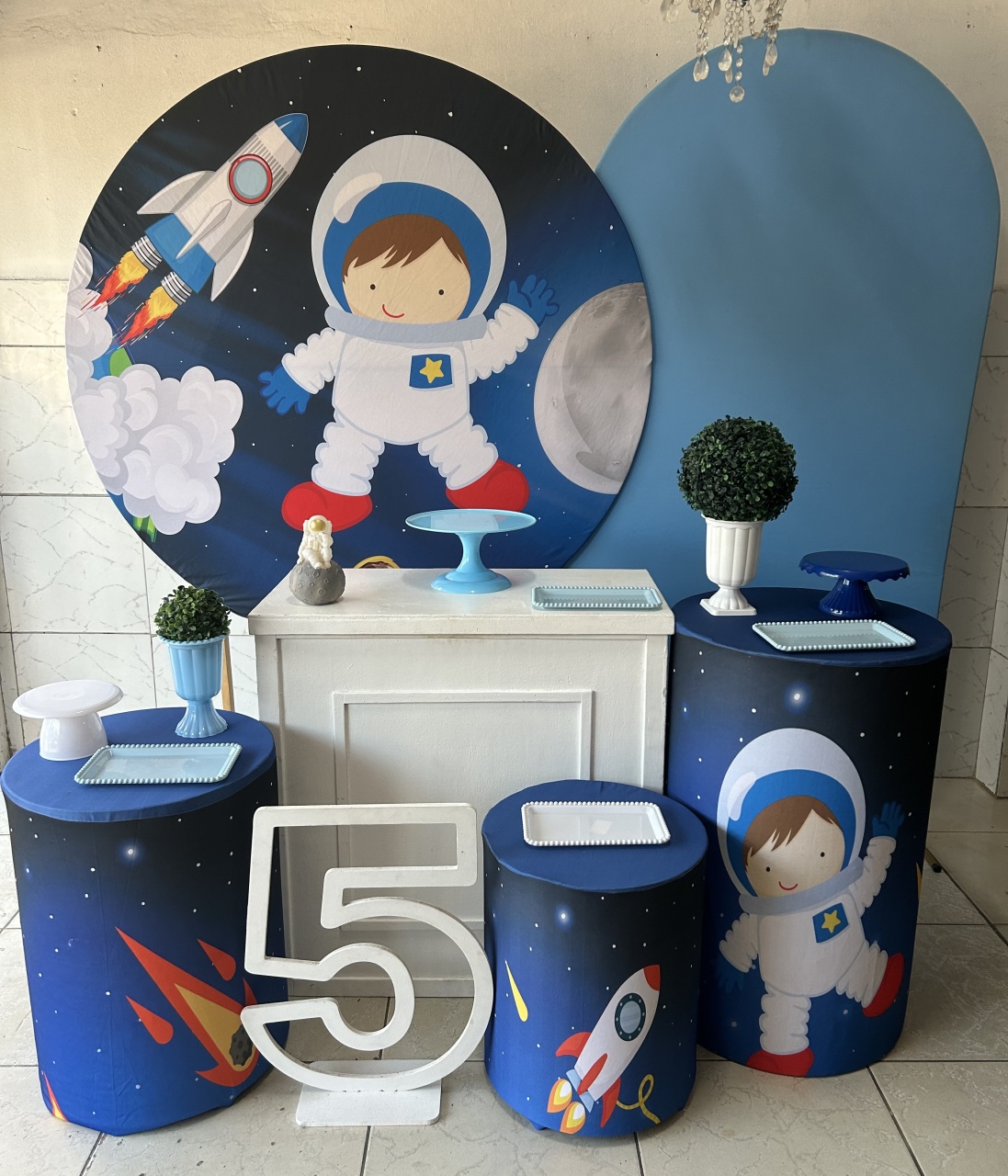 Kit Astronauta Ouro - Decorando.sonhos
