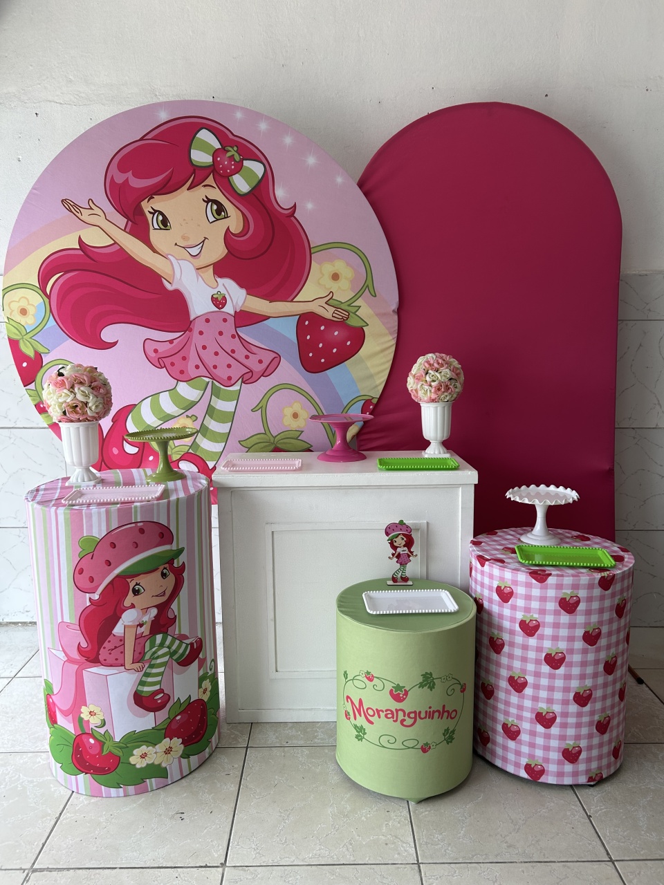 Kit Moranguinho Jovem Ouro - Decorando.sonhos