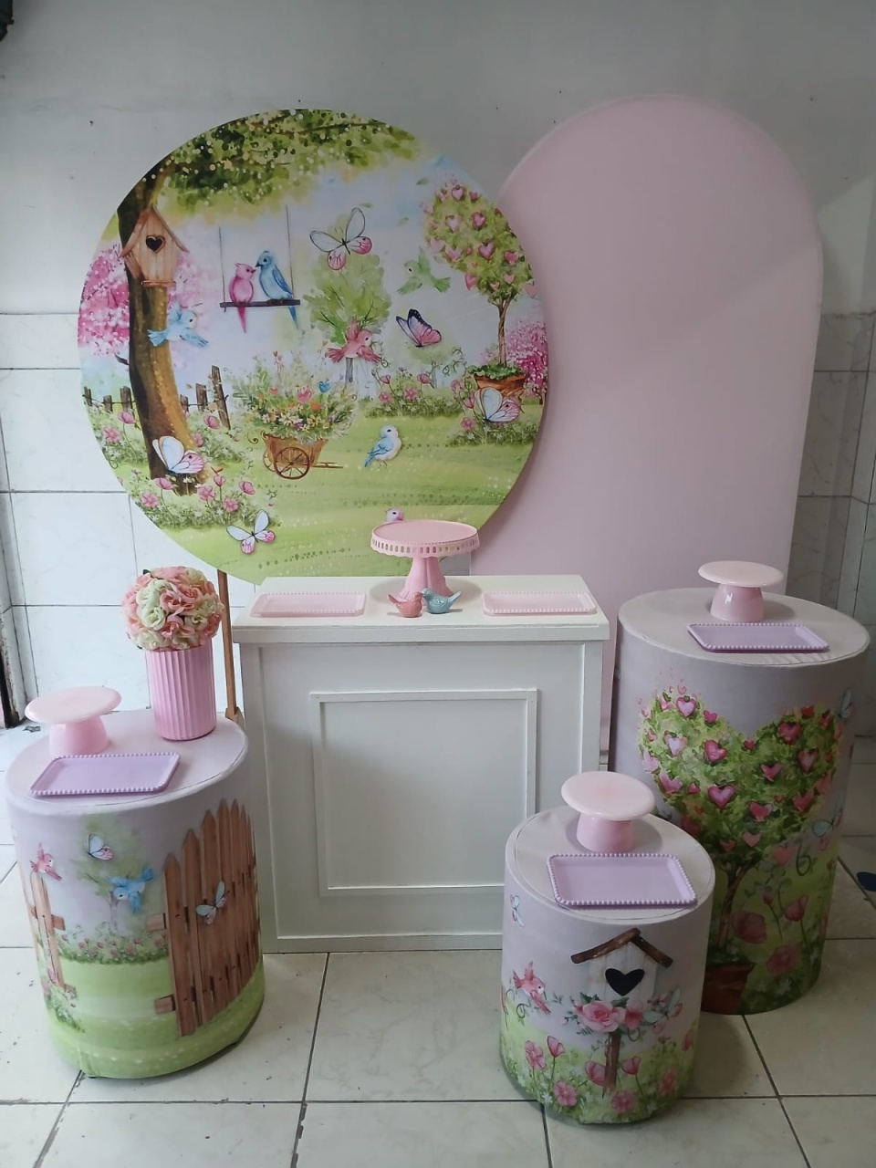 Kit Jardim Encantado Ouro - Decorando.sonhos