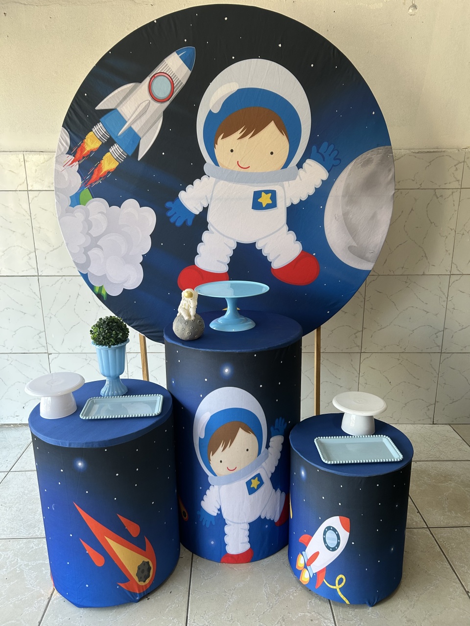 Kit Astronauta Bronze - Decorando.sonhos