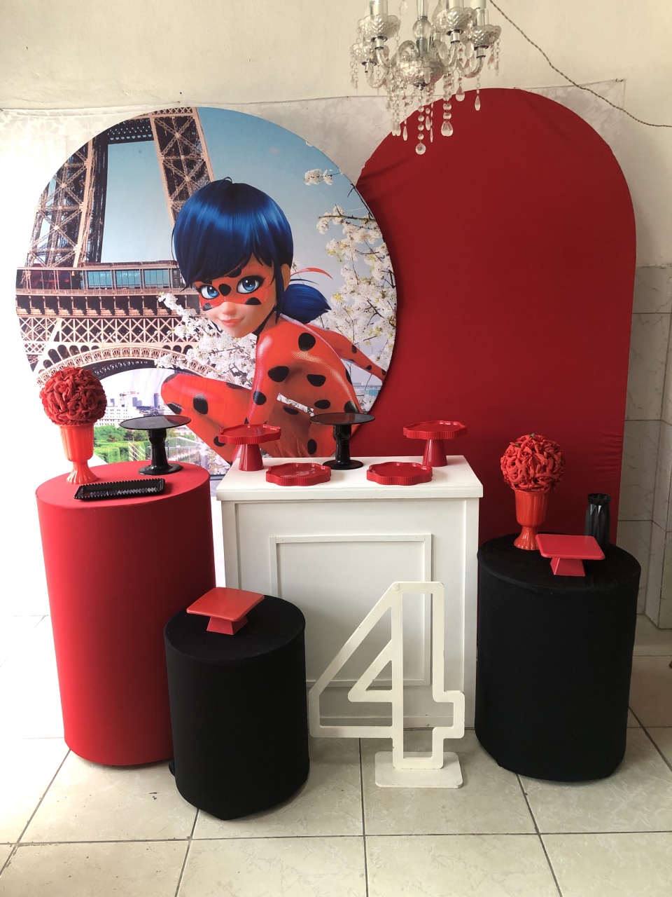 Kit Lady Bug Ouro - Decorando.sonhos