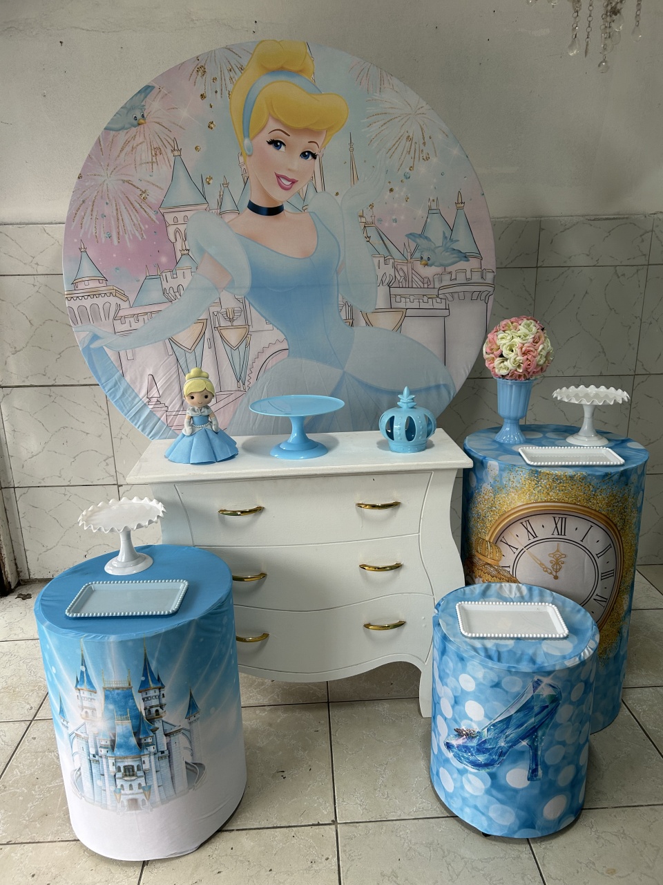 Kit Cinderela Prata - Decorando.sonhos