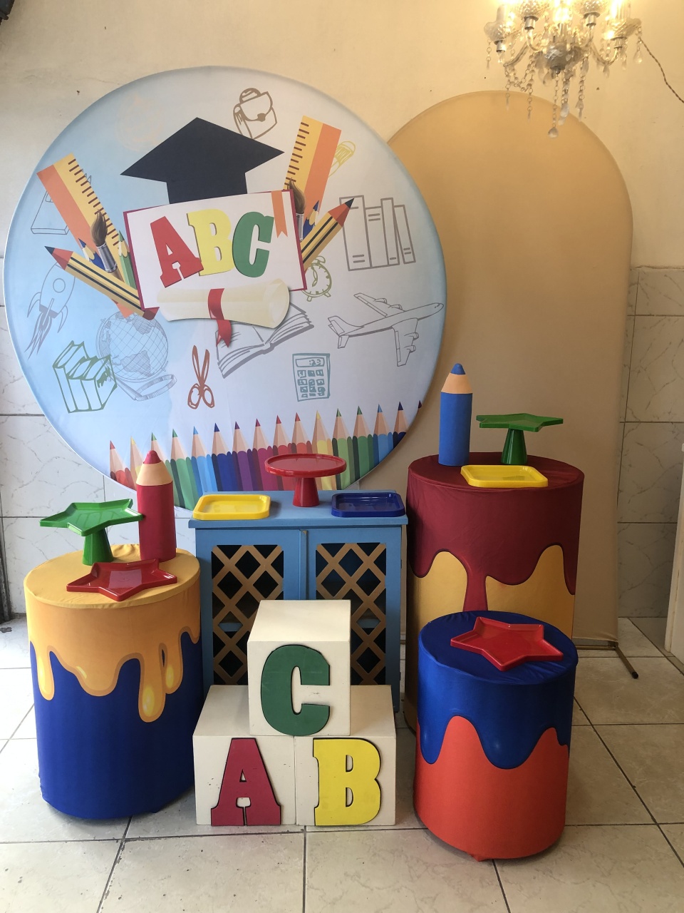 Kit Formatura Abc Ouro - Decorando.sonhos
