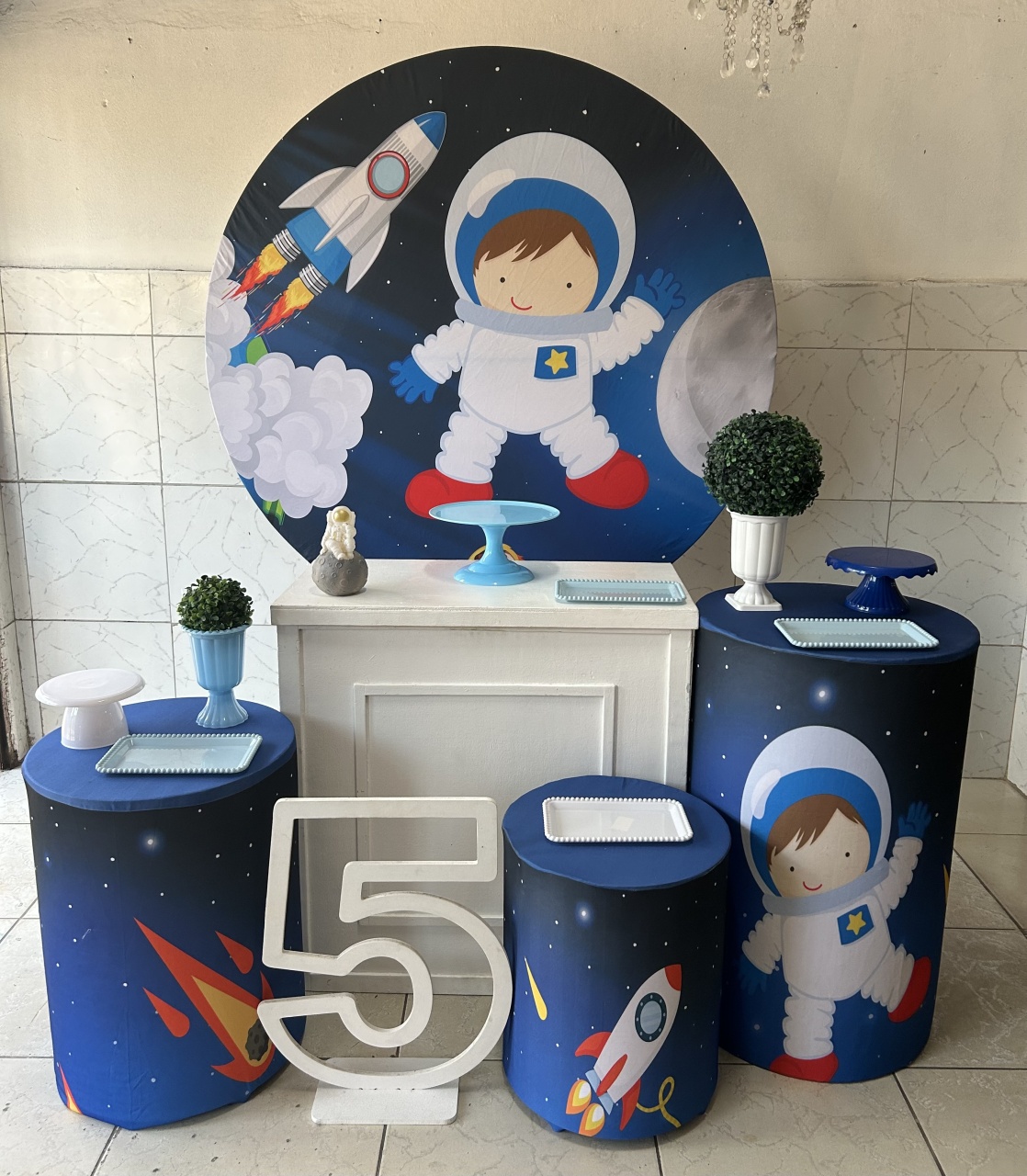 Kit Astronauta Prata - Decorando.sonhos