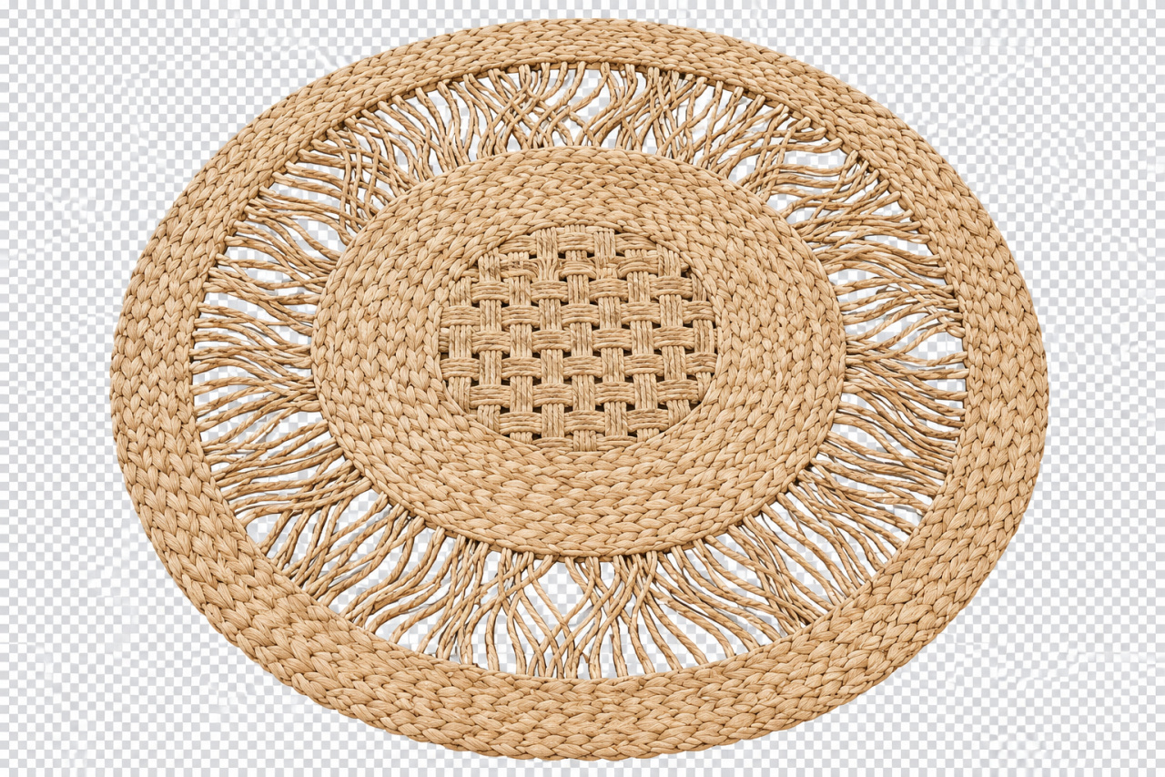 Tapete de Palha - Toque Mágico Decoração e pegue e monte