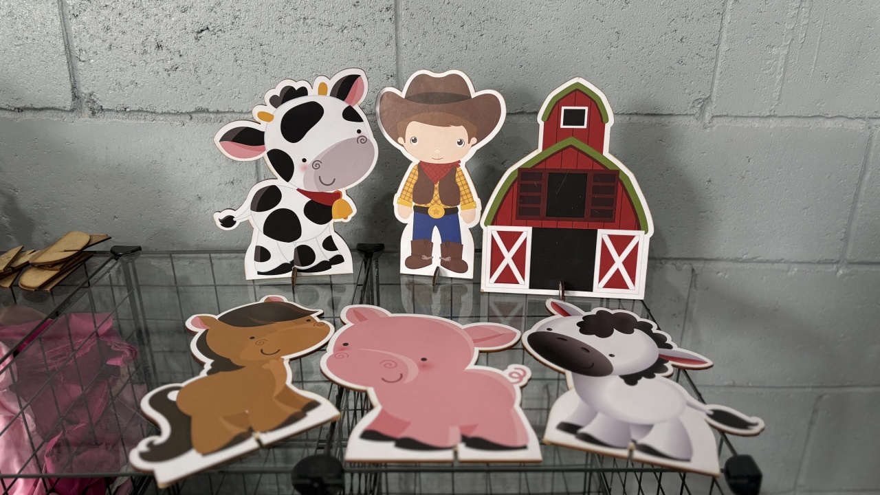 Kit Display Pequeno Fazendinha - Toque Mágico Decoração e pegue e monte