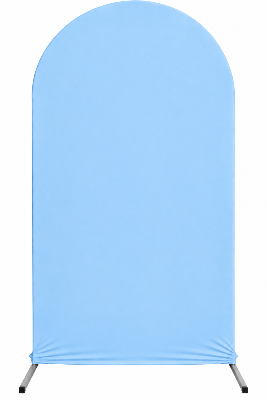 Tecido Painel Romano Azul Claro - Toque Mágico Decoração e pegue e monte