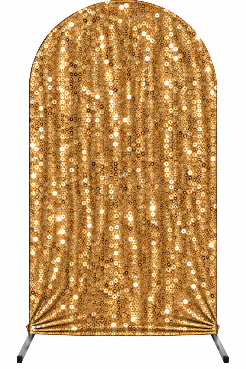 Tecido Painel Romano Dourado - Toque Mágico Decoração e pegue e monte