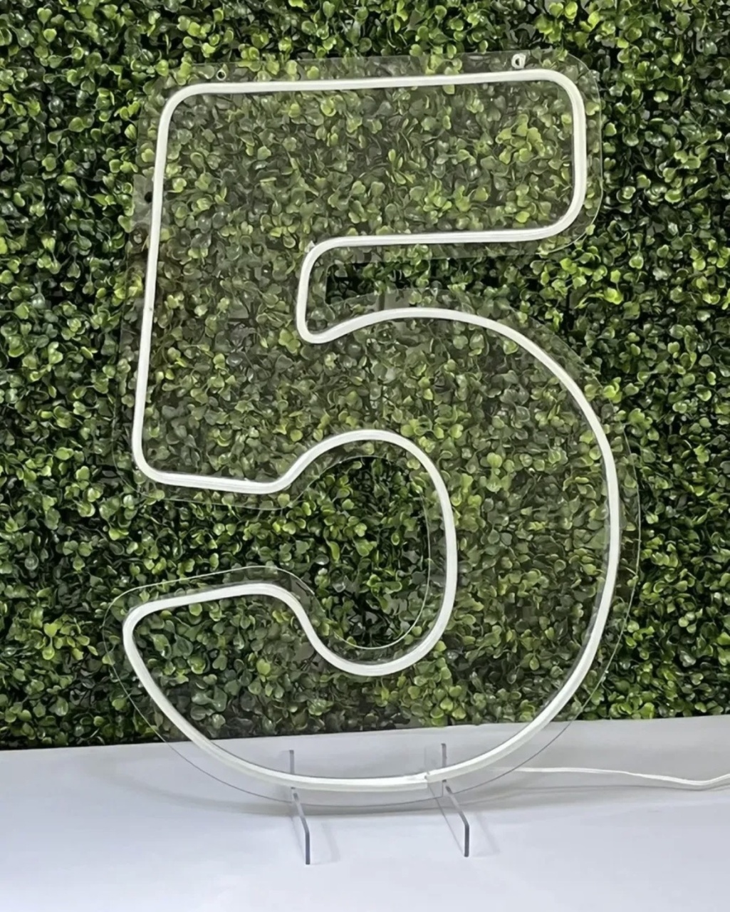 Led Número 5 - Toque Mágico Decoração e pegue e monte