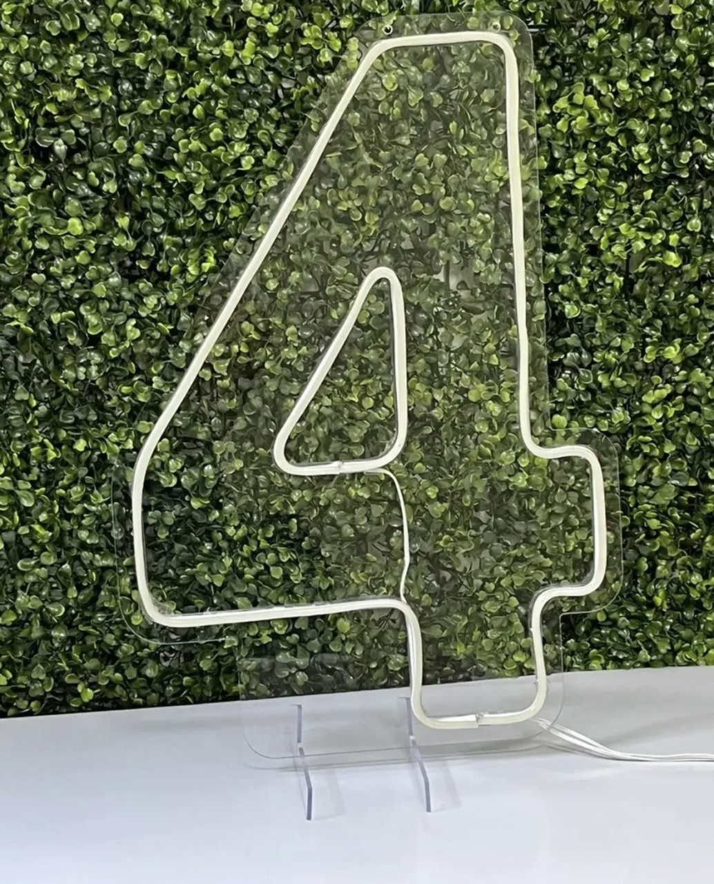 Led Número 4 - Toque Mágico Decoração e pegue e monte
