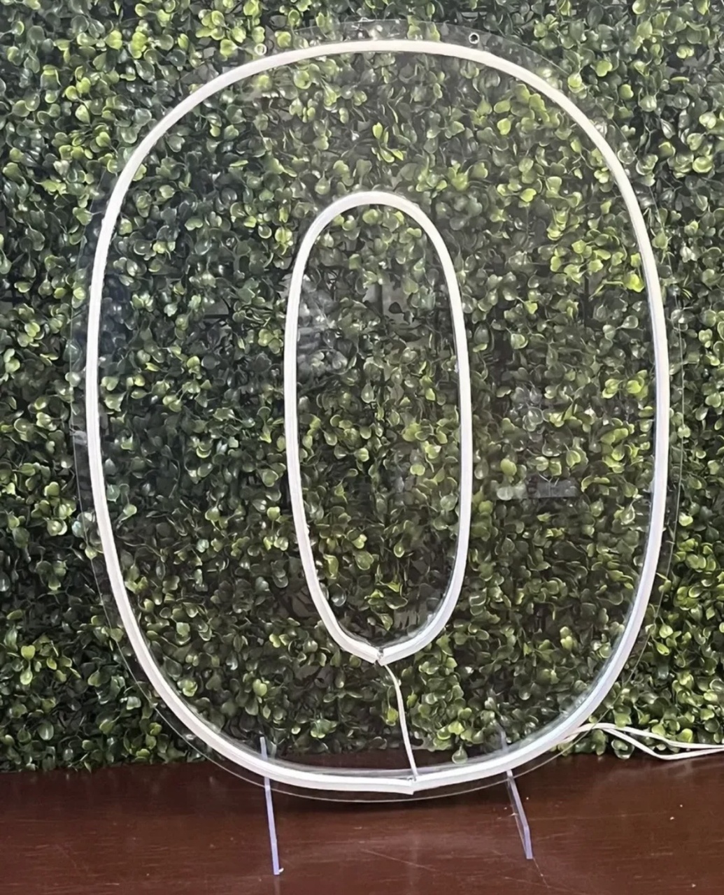 Led Número 0 - Toque Mágico Decoração e pegue e monte