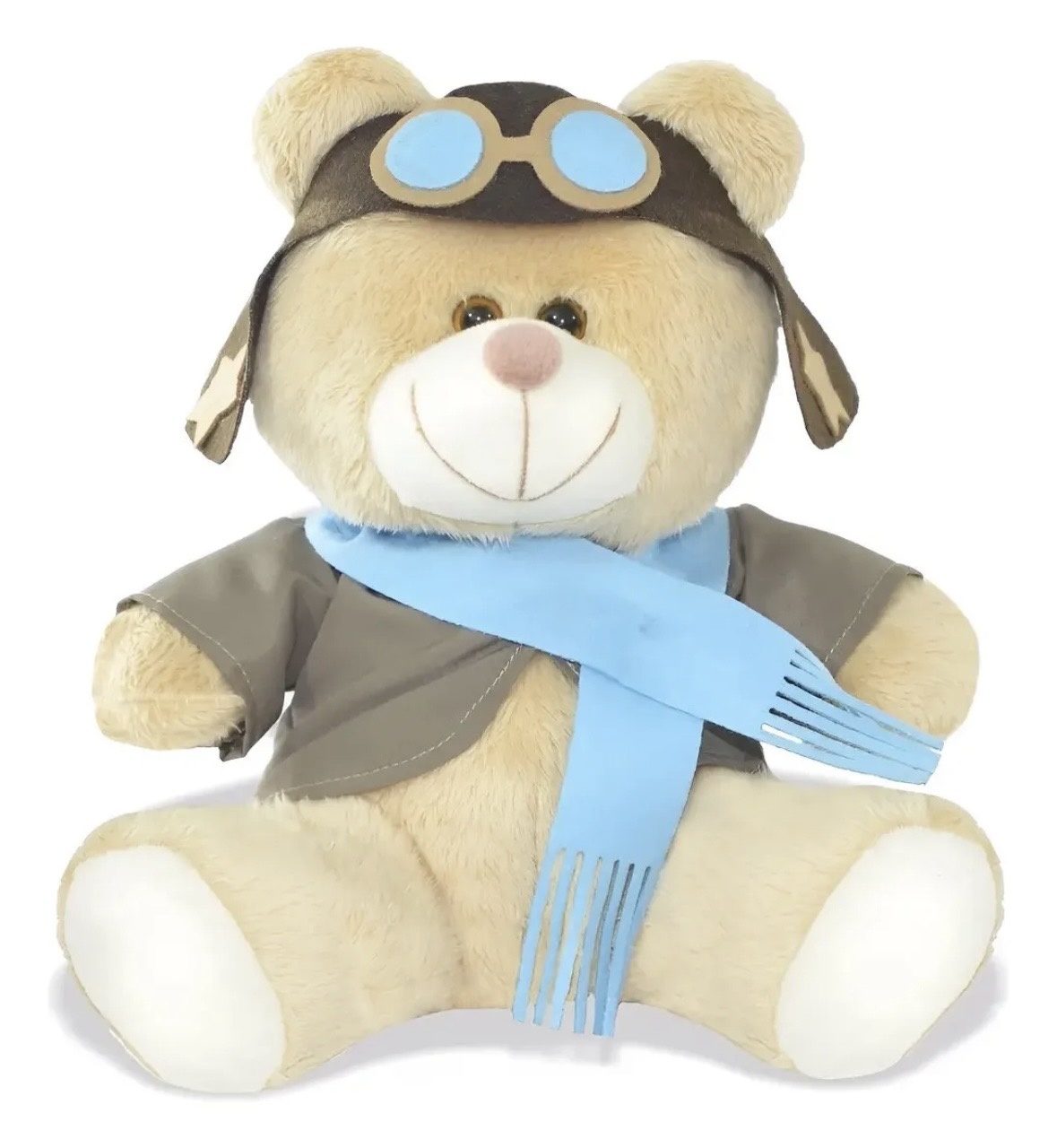 Urso Aviador Pequeno - Toque Mágico Decoração e pegue e monte
