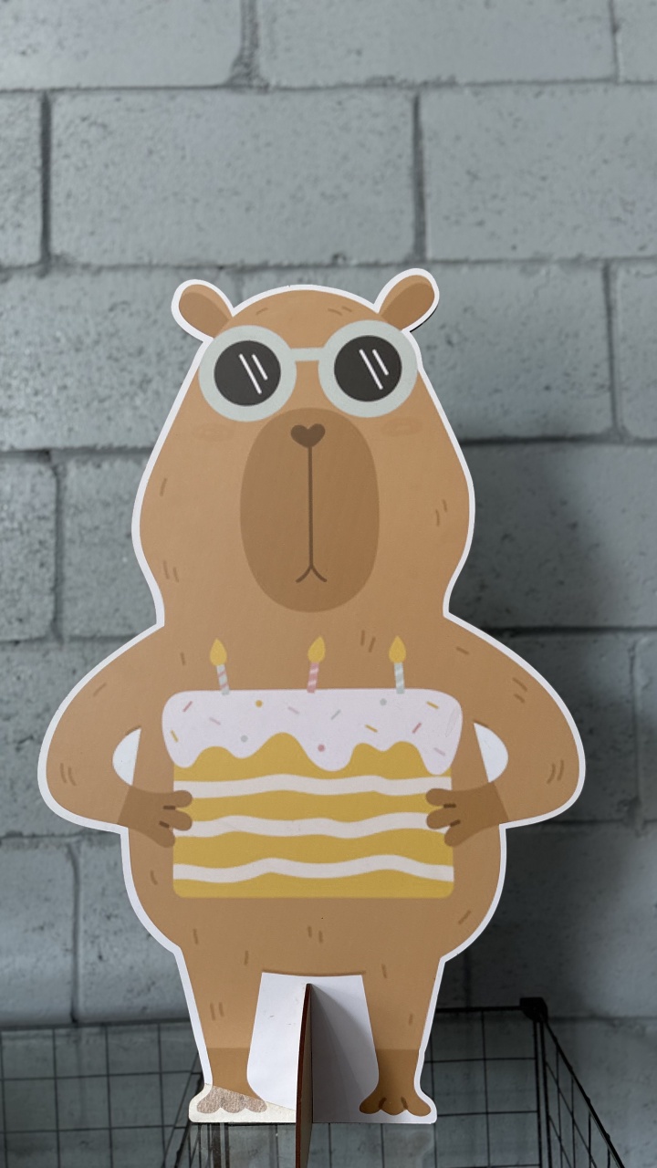 Display Capivara Grande - Toque Mágico Decoração e pegue e monte