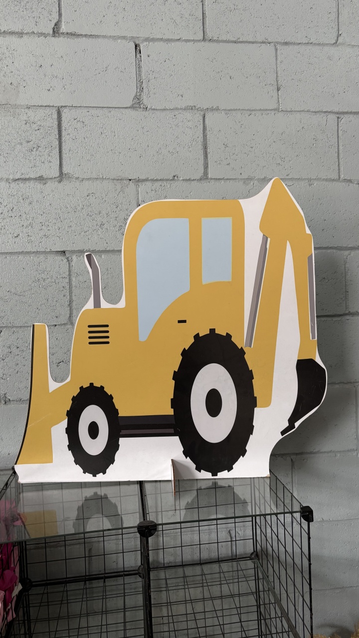 Display Trator Grande - Toque Mágico Decoração e pegue e monte