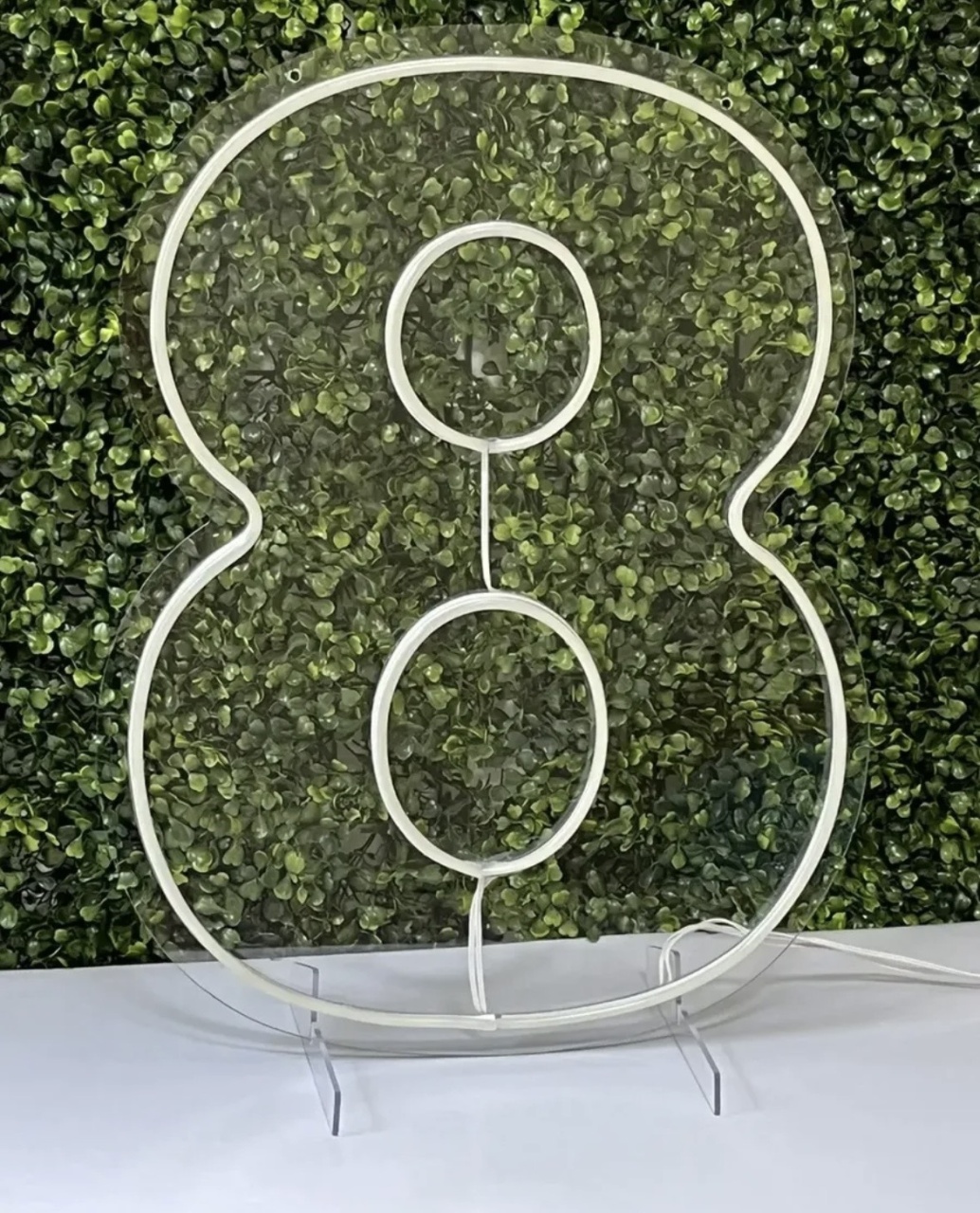 Led Número 8 - Toque Mágico Decoração e pegue e monte