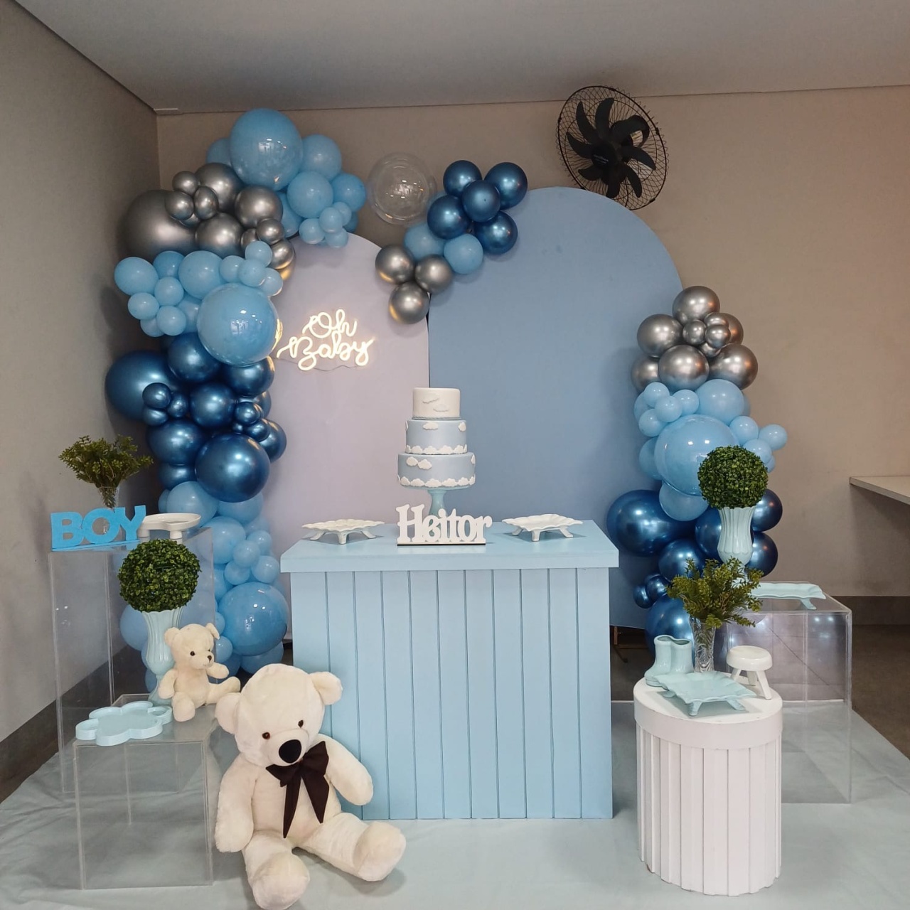 Decoração Chá de Bebê - Toque Mágico Decoração e pegue e monte