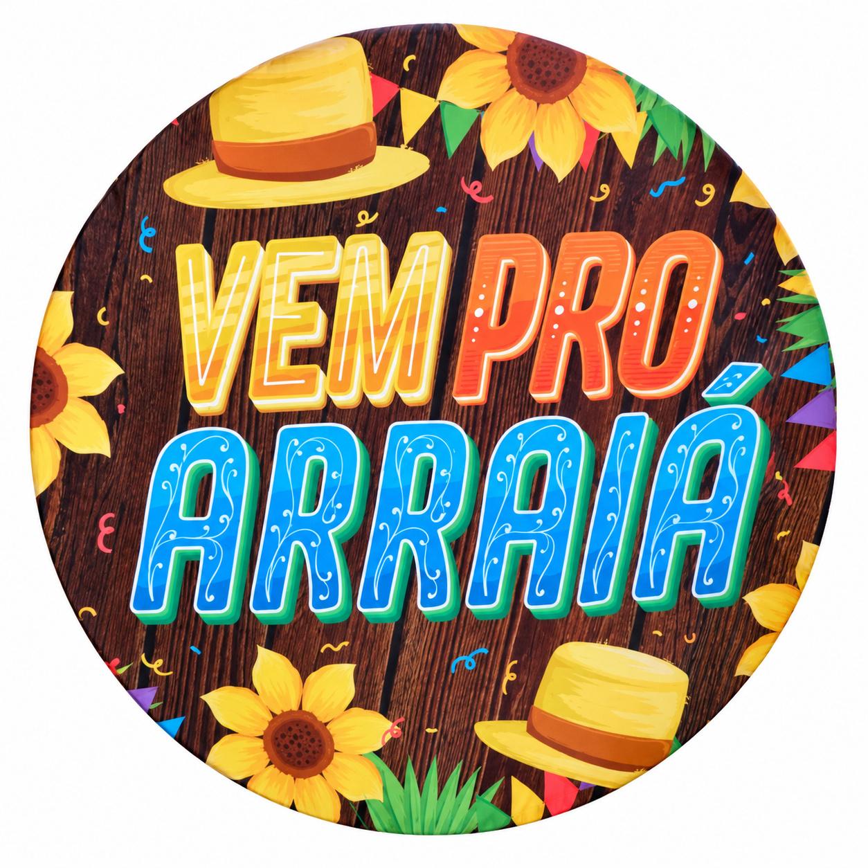 Tecido Painel Arraia - Toque Mágico Decoração e pegue e monte