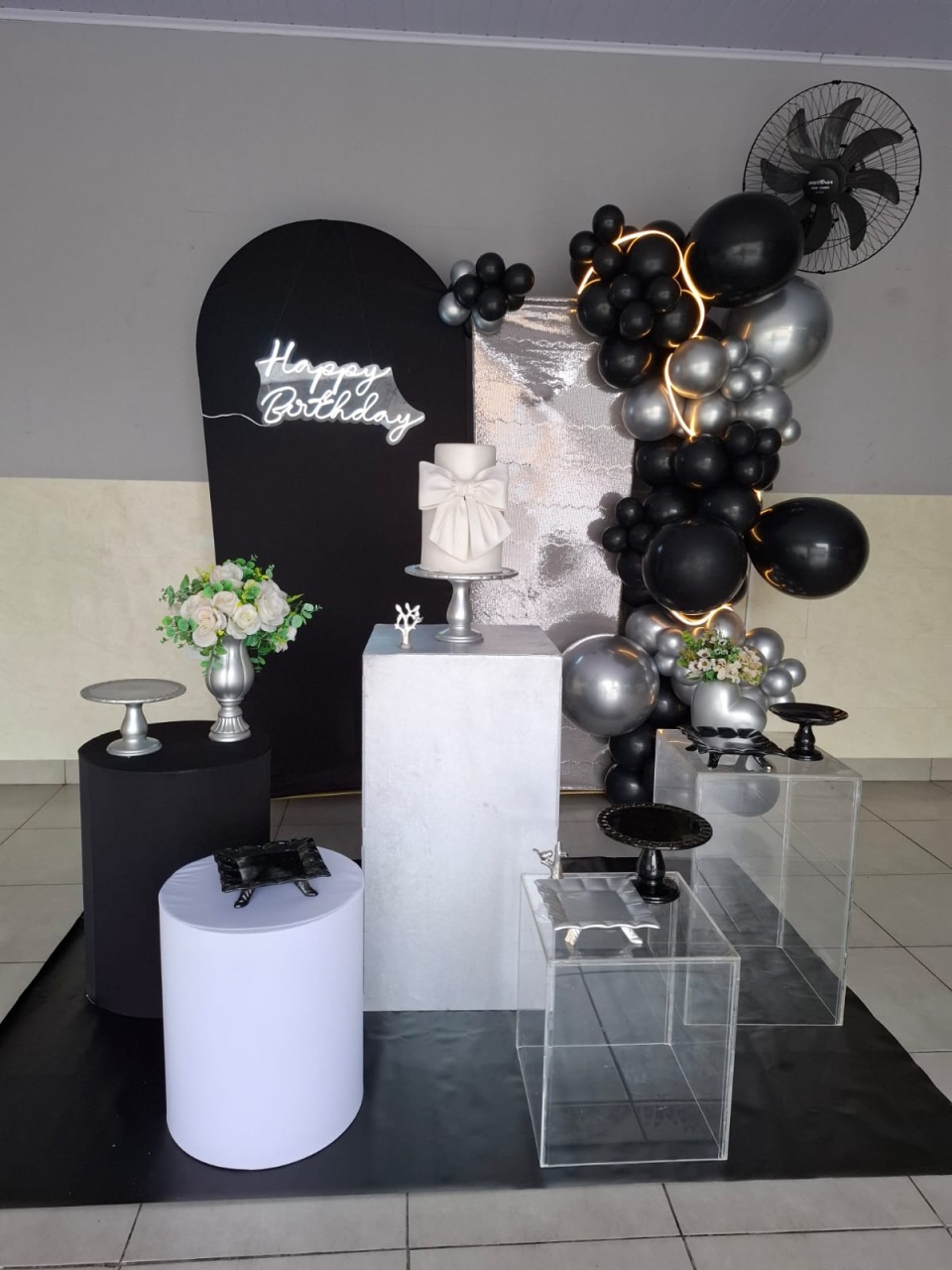 Decor Preta E Prata - Toque Mágico Decoração e pegue e monte